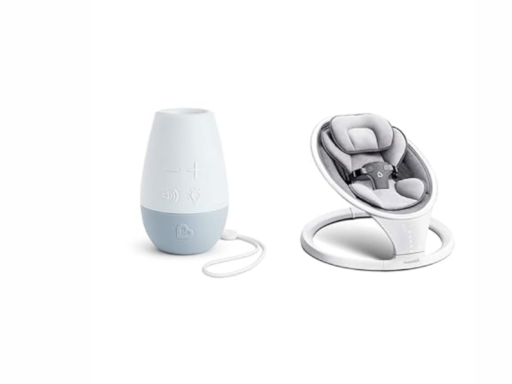 Bluetooth Enabled Baby Swing and Sleep Soother White Noise Machine